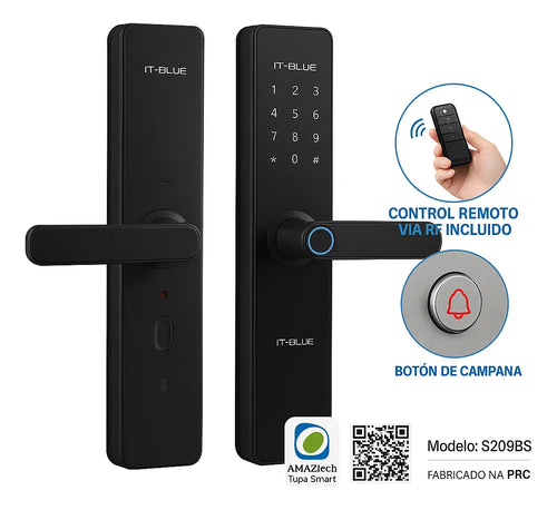 Fechadura Digital Com Senha e Biometria