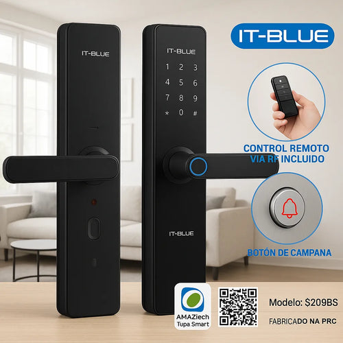 Fechadura Digital Com Senha e Biometria