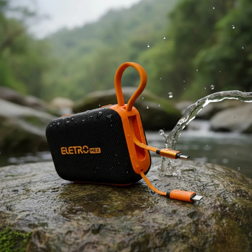 Caixa de Som Power Bank Turbo